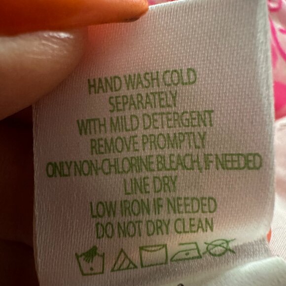 Lilly Pulitzer Dress Womens 0 Pink Merian Palm Leaf Summer Puff Sleeve - Picture 8 of 8